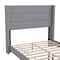 Flash Furniture Gray Queen Platform Bed with Headboard YK-1078-GY-F-GG - alternate 10